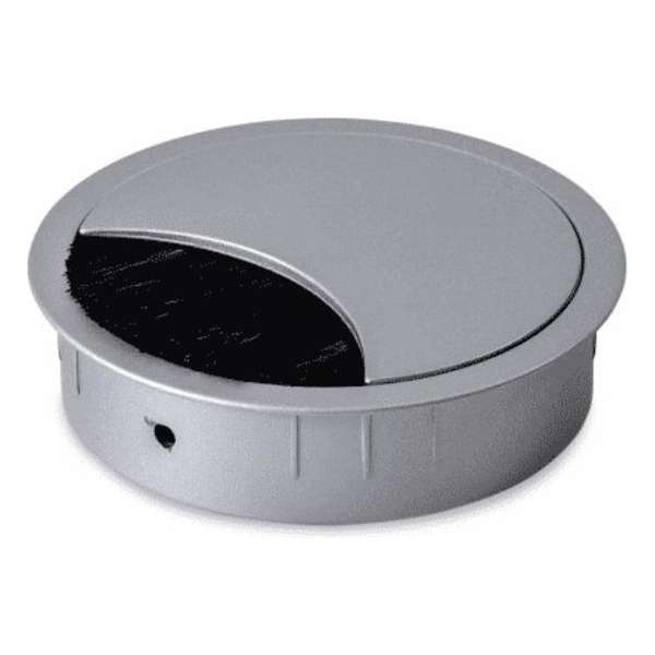 Kabeldop Metaal 80 Mm - Aluminium - Kabeldoorvoer - Voorzien van een ellips vormige borstelafsluiting Kabeldop Metaal 80 Mm - Aluminium - Kabeldoorvoer - Voorzien van een ellips vormige borstelafsluiting
