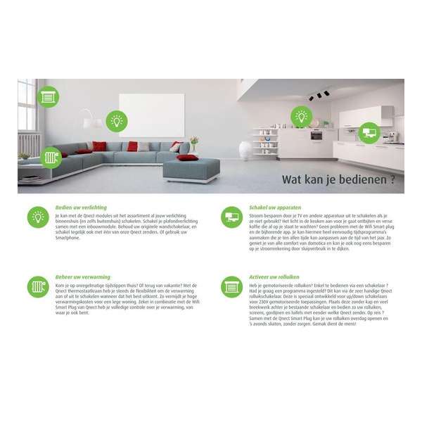 PROFILE QNECT E27 fitting dimmer - 60W - wit PROFILE QNECT E27 fitting dimmer - 60W - wit
