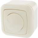 Dimmer universeel – inbouw–opbouw – druk–wissel – crème