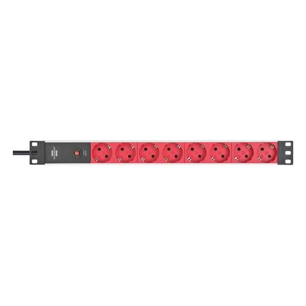 Brennenstuhl Brennenstuhl Stekkerdoos 2 m Zwart/Rood - Randaarde Stekker rood Zwart Brennenstuhl Brennenstuhl Stekkerdoos 2 m Zwart/Rood - Randaarde Stekker rood Zwart