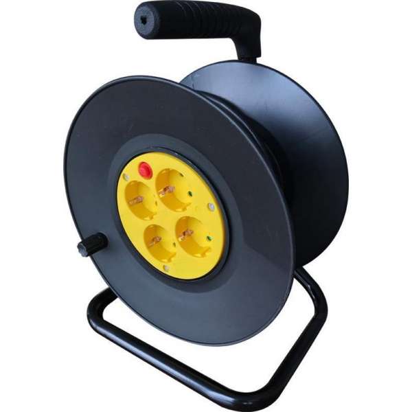 V-tac VT-6003 Kabelhaspel - 3 x 1,5 mm2 - 25 meter - zwart V-tac VT-6003 Kabelhaspel - 3 x 1,5 mm2 - 25 meter - zwart