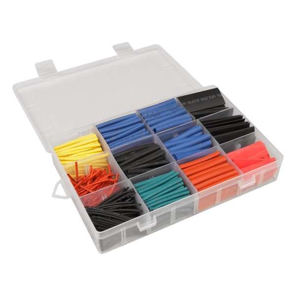 Krimpkous assortiment - 560 delig - 45mm - Meerkleurig Krimpkous assortiment - 560 delig - 45mm - Meerkleurig