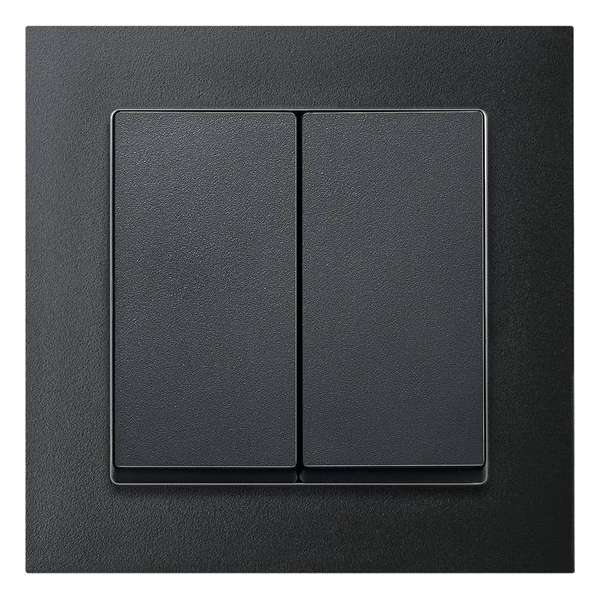 Wissel-wisselschakelaar Compleet - Antraciet - Merten M-Pure - Schneider Electric - MTN3126-36141_TO Wissel-wisselschakelaar Compleet - Antraciet - Merten M-Pure - Schneider Electric - MTN3126-36141_TO