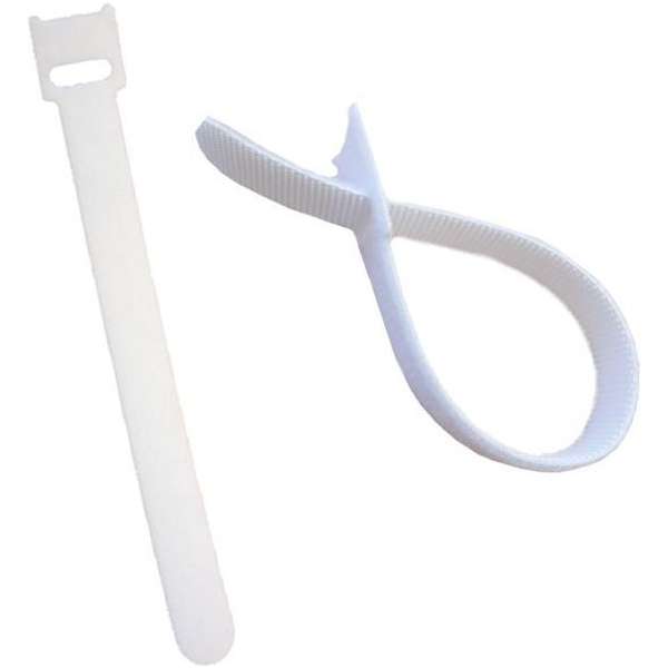 StrapRyte® Klittenband Kabelbinders 100 stuks Wit StrapRyte® Klittenband Kabelbinders 100 stuks Wit