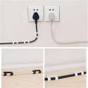 Kabel clips - 2 x 20 stuks - zelfklevend - kabel houders - wit - kabel organizer