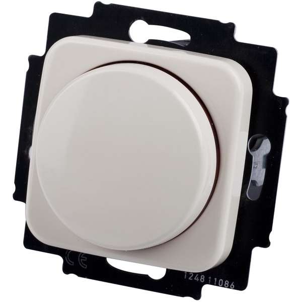 Busch Inbouwdimmer dim500w - Cremewit Busch Inbouwdimmer dim500w - Cremewit