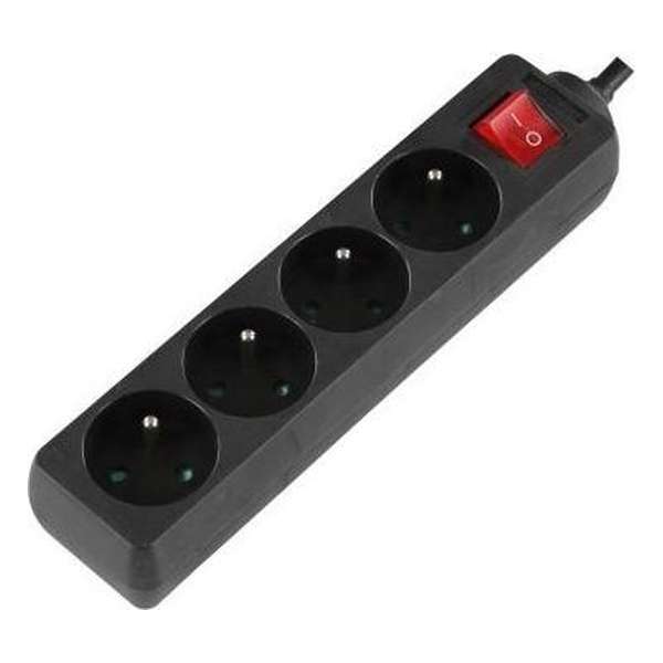 LOGON LPS130 4AC-uitgang(en) 5m Zwart power uitbreiding LOGON LPS130 4AC-uitgang(en) 5m Zwart power uitbreiding