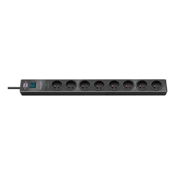 Brennenstuhl Hugo Socket Verlengkabel Socket Overspanningsbeveiliging antraciet grijs 8 sockets 2m 19500A Brennenstuhl Hugo Socket Verlengkabel Socket Overspanningsbeveiliging antraciet grijs 8 sockets 2m 19500A