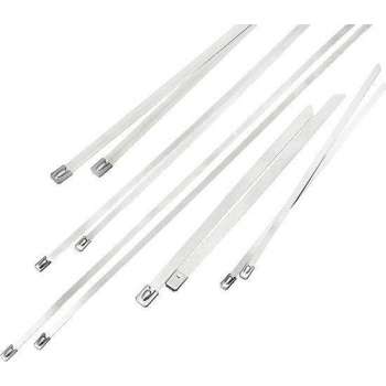 Metalen RVS Tie Wrap - 7,9 x 360 mm - 100 stuks