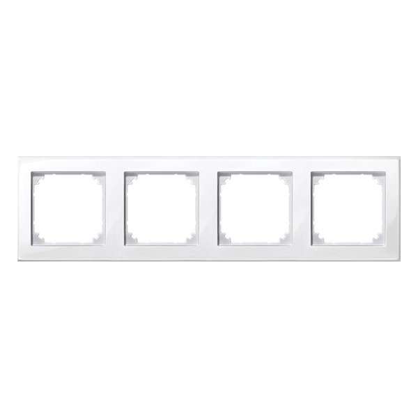 Afdekraam M-Smart 4V - Kunststof Polarwit - Systeem M - Schneider Electric - 478419 Afdekraam M-Smart 4V - Kunststof Polarwit - Systeem M - Schneider Electric - 478419