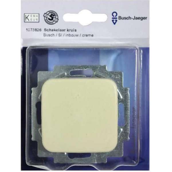 BUSCH JAEGER SI kruisschakelaar |CREME BUSCH JAEGER SI kruisschakelaar |CREME