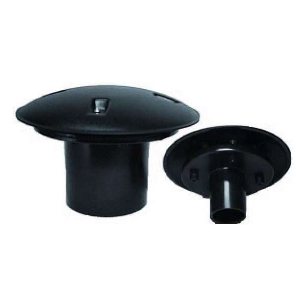Bodem/wanddoorvoer met kap recht 50mm Bodem/wanddoorvoer met kap recht 50mm