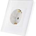 THORN Stopcontact met glasframe wit