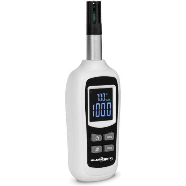 Steinberg Temperatuur- en vochtigheidsmeter - LCD-kleurenbeeldscherm Steinberg Temperatuur- en vochtigheidsmeter - LCD-kleurenbeeldscherm