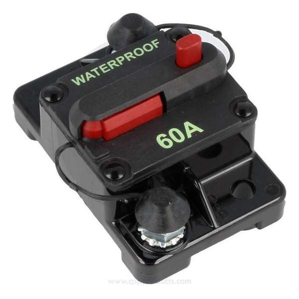 Reset switch handmatig 60A Reset switch handmatig 60A