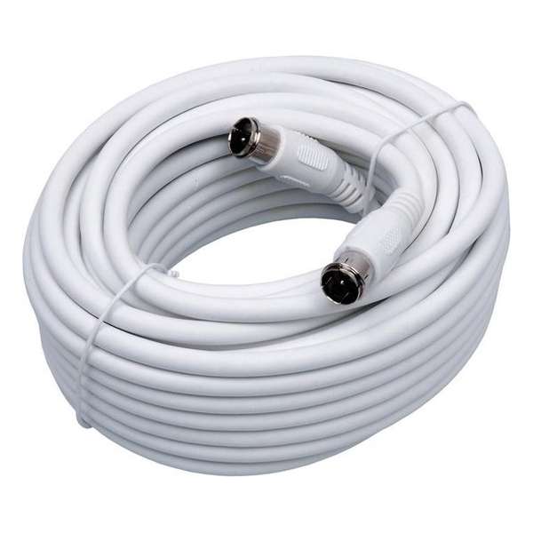 Q-LINK COAX KABEL RG59 10.0M F-CONNECTOR WIT Q-LINK COAX KABEL RG59 10.0M F-CONNECTOR WIT
