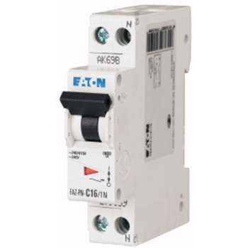 ✅  Eaton installatieautomaat 1P+N C16      PLN6-C16/1N-MW ✅ PROLEDPARTNERS®
