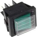 UNIVERSEEL - SCHAKELAAR GROEN 4 CONTACTEN  - 16A - 27 X 21 MM -