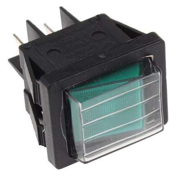 UNIVERSEEL - SCHAKELAAR GROEN 4 CONTACTEN - 16A - 27 X 21 MM - UNIVERSEEL - SCHAKELAAR GROEN 4 CONTACTEN - 16A - 27 X 21 MM -
