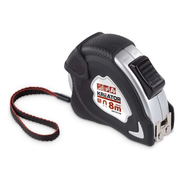 Kreator KRT702108 Rolmaat - 8m - aluminium Kreator KRT702108 Rolmaat - 8m - aluminium