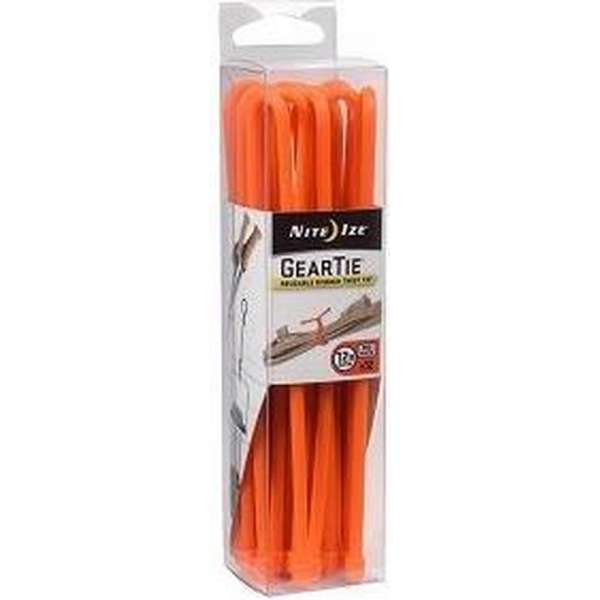 NITE IZE Gear Tie 12" Pro Pack Orange 12 pcs GTPP12-31-R8 NITE IZE Gear Tie 12" Pro Pack Orange 12 pcs GTPP12-31-R8
