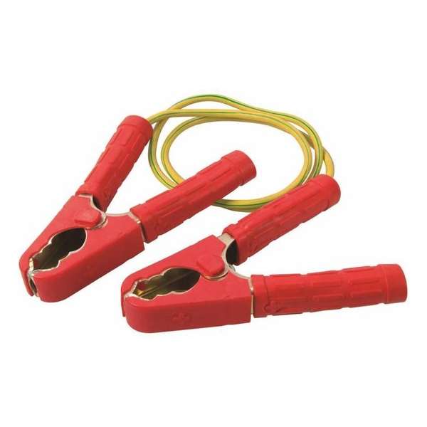 Silverline Krokodillenklemmen met Kabel 1,2 meter Silverline Krokodillenklemmen met Kabel 1,2 meter