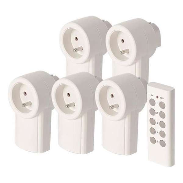 SCS SENTINEL Set van 5 afstandsbedieningsuitgangen 2300 W SCS SENTINEL Set van 5 afstandsbedieningsuitgangen 2300 W