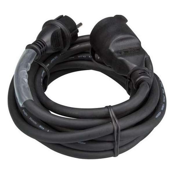RUBBER VERLENGKABEL MET KRIMPKOUS - 3G2.5 - 5 m - PENAARDE RUBBER VERLENGKABEL MET KRIMPKOUS - 3G2.5 - 5 m - PENAARDE
