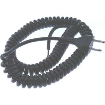 KRULSNOER 2x0.75 zwart