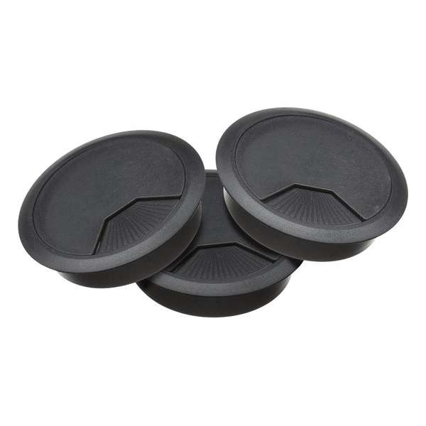 TQ4U kunststof kabeldoorvoer - Ø 80 mm - verstelbaar - zwart - 3 STUKS TQ4U kunststof kabeldoorvoer - Ø 80 mm - verstelbaar - zwart - 3 STUKS