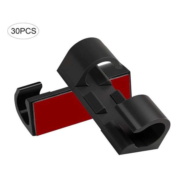 Zelfklevende Kabelclips Zwart Kabelorganizer Opruimen van Kabels Kabelhouder Organiseren Zelfklevende Kabelclips Zwart Kabelorganizer Opruimen van Kabels Kabelhouder Organiseren