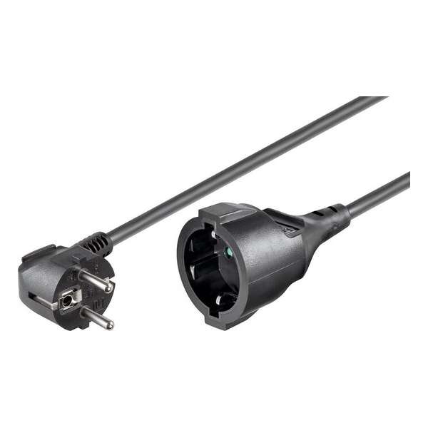 Secomp 19.99.1167 5m CEE7/7 Schuko CEE7/7 Schuko Zwart electriciteitssnoer Secomp 19.99.1167 5m CEE7/7 Schuko CEE7/7 Schuko Zwart electriciteitssnoer
