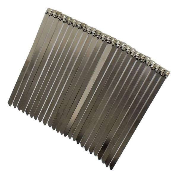 RVS kabelbinders / tie wrap assortiment 200 x 7,9 mm 25 stuks RVS kabelbinders / tie wrap assortiment 200 x 7,9 mm 25 stuks