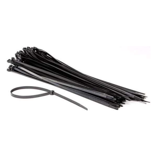 SET MET NYLON KABELBINDERS - 8.8 x 500 mm - ZWART (100 st.) SET MET NYLON KABELBINDERS - 8.8 x 500 mm - ZWART (100 st.)