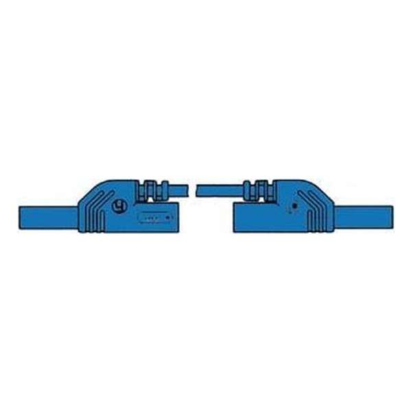 CONTACT PROTECTED INJECTION-MOULDED MEASURING LEAD 4mm 25cm / BLUE (MLB-SH/WS 25/1) (HM0421S25A) CONTACT PROTECTED INJECTION-MOULDED MEASURING LEAD 4mm 25cm / BLUE (MLB-SH/WS 25/1) (HM0421S25A)