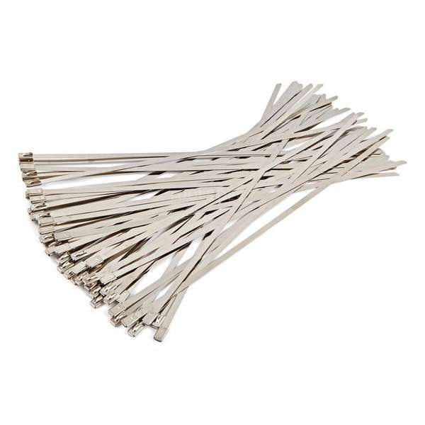 HBM 50 Delig RVS Kabelbinder / Tie-wrap assortiment 4,6 x 300 mm. HBM 50 Delig RVS Kabelbinder / Tie-wrap assortiment 4,6 x 300 mm.