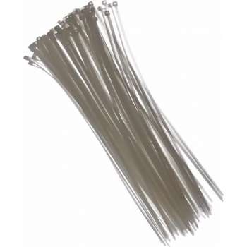 Tie-wraps wit 28 cm 400 stuks - Kabelbinders