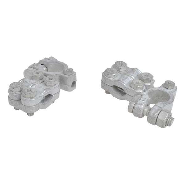 Proplus Accuklemmenset (+) En (-) Din 16/18 Mm Aluminium Proplus Accuklemmenset (+) En (-) Din 16/18 Mm Aluminium