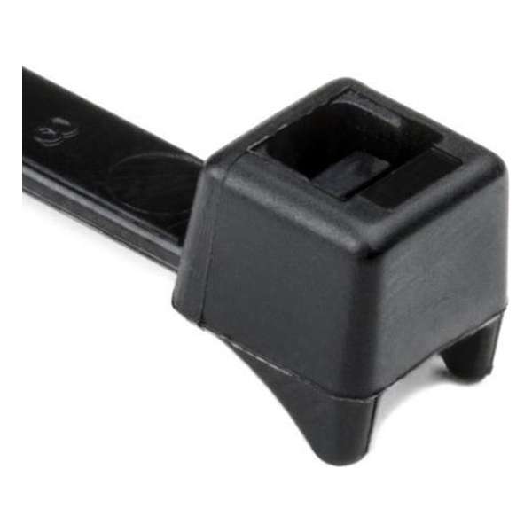 HellermannTyton 112-56019 CTT60R-PA66-BK Kabelbinder 205 mm 4.70 mm Zwart Hittegestabiliseerd 100 stuk(s) HellermannTyton 112-56019 CTT60R-PA66-BK Kabelbinder 205 mm 4.70 mm Zwart Hittegestabiliseerd 100 stuk(s)