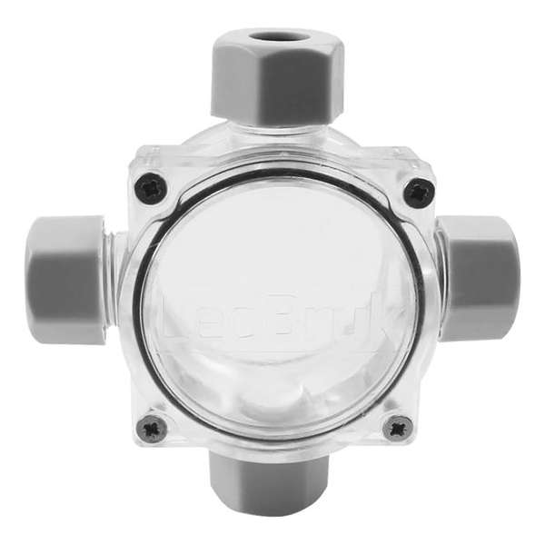 Waterdichte kabeldoos - 4 voudig - IP68 - Transparant Waterdichte kabeldoos - 4 voudig - IP68 - Transparant