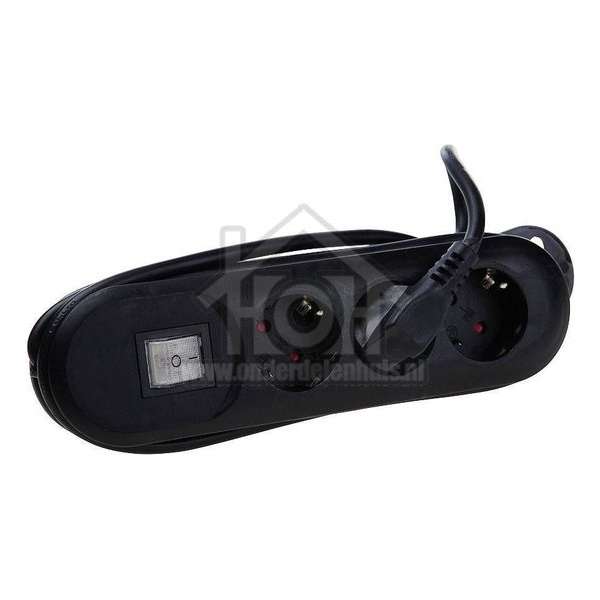 ETM STEKKERDOOS 3V RA SCHAK 1.5M 3X1 ZW ETM STEKKERDOOS 3V RA SCHAK 1.5M 3X1 ZW