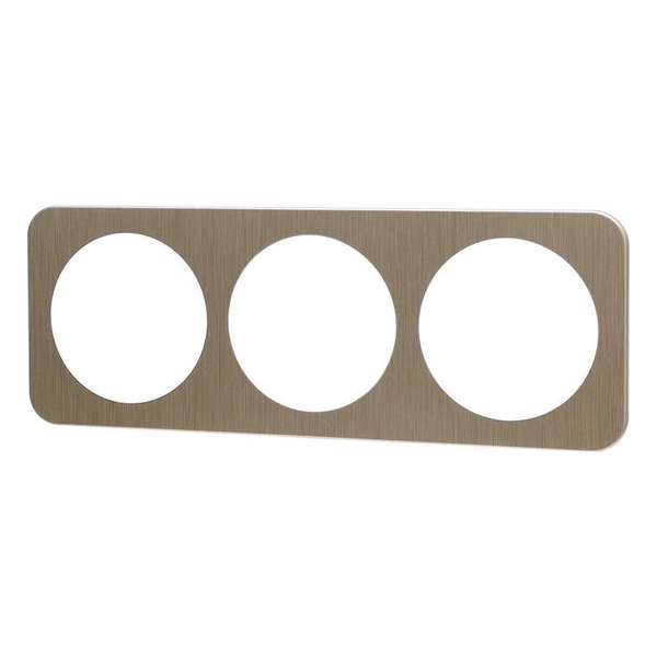 Afdekraam - Igory Jura - 3-voudig - Rond - Aluminium - Goud Afdekraam - Igory Jura - 3-voudig - Rond - Aluminium - Goud
