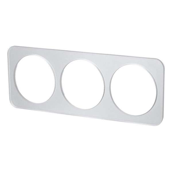 Afdekraam - Aigi Jura - 3-voudig - Rond - Glas - Zilver Afdekraam - Aigi Jura - 3-voudig - Rond - Glas - Zilver