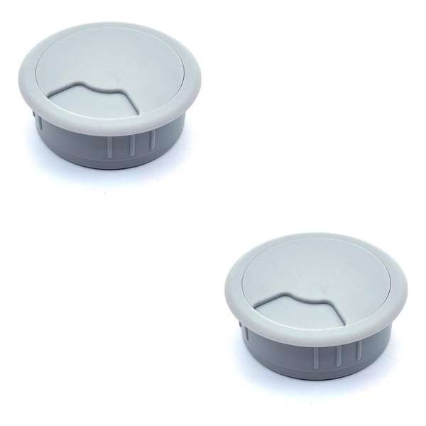 TQ4U kunststof kabeldoorvoer - Ø 60 mm - verstelbaar - grijs - 2 STUKS TQ4U kunststof kabeldoorvoer - Ø 60 mm - verstelbaar - grijs - 2 STUKS