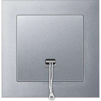 Trekschakelaar Compleet - Aluminium - Merten M-Pure - Schneider Electric - MTN3186-3660_TO