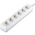 Verlengsnoer - Nirano Serino - 3680W - 6 Stopcontacten - 3 Meter - Wit | Nederland