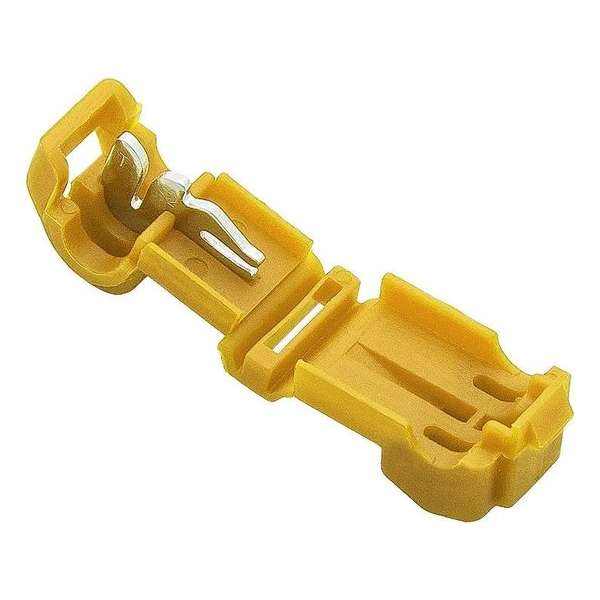 Draad Connector met Kabelschoen Snelkoppeling - 1.0-2.5 mm2 - Geel 100 Stuks Draad Connector met Kabelschoen Snelkoppeling - 1.0-2.5 mm2 - Geel 100 Stuks
