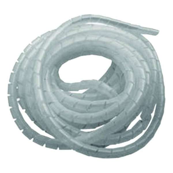 Spiral wrap kabelgeleider wit / transparant 25 m - bundel diameter: 28 - 280 mm Spiral wrap kabelgeleider wit / transparant 25 m - bundel diameter: 28 - 280 mm