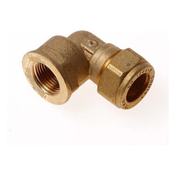 Installatiebranche Kniekoppeling binnendraads knel 3/8" x 15mm Installatiebranche Kniekoppeling binnendraads knel 3/8" x 15mm