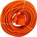 Exin verlengsnoer - zonder randaarde - 2500W - 2 x 1.0 mm² - 10 m - oranje